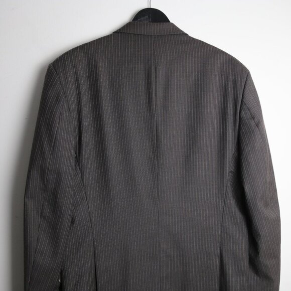 Michael Kors 100% Wool Classic Single Breasted Men's Brown Blazer Coat Size 42R - Picture 8 of 9